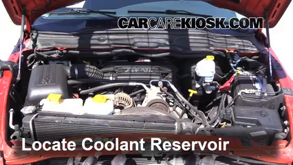 2005 Dodge Ram 1500 SLT 5.7L V8 Standard Cab Pickup (2 Door) Coolant (Antifreeze) Check Coolant Level